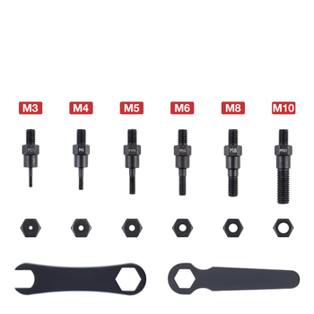 Комплект заклепвач за ръчна работа с една ръка – включва ръчен заклепвач за гайки и клещи за заклепки за авто ремонт