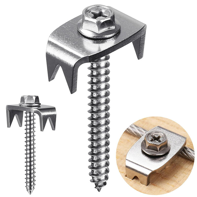 Metalni čavli za ogradu, teški, višekratno upotrebljivi, univerzalna primjena, antikorozivni