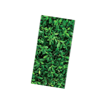 Τραπεζομάντηλο φόντου τοίχου με μοτίβο φύλλων; Υλικά: πλαστικό, ύφασμα, χαρτί; διακοσμητικό για τη διαμόρφωση του χώρου