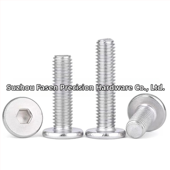 Fasseng винтове с плоска глава, шестогранни, A2-70, JB/ZQ 4352-2006