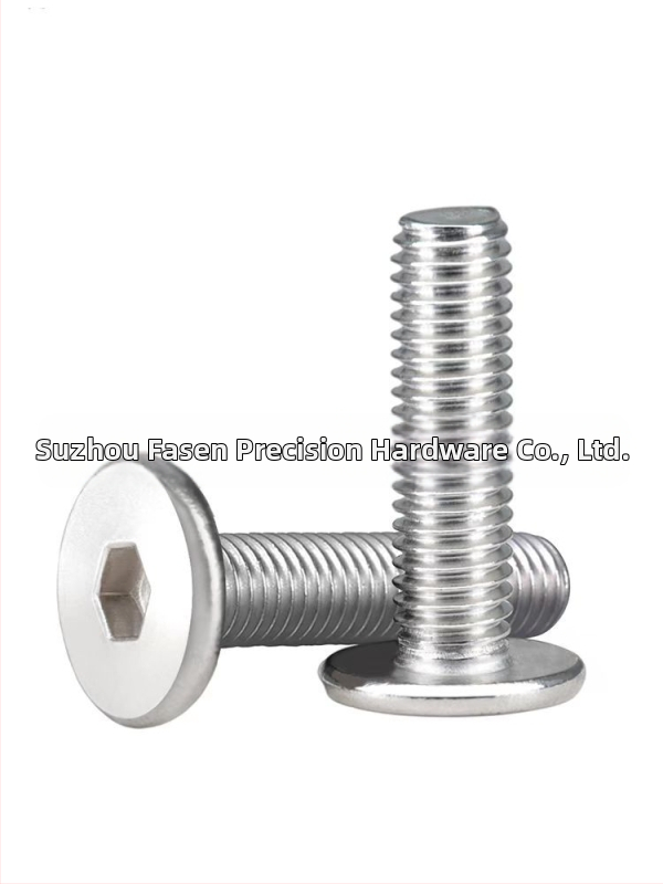 Fasseng винтове с плоска глава, шестогранни, A2-70, JB/ZQ 4352-2006