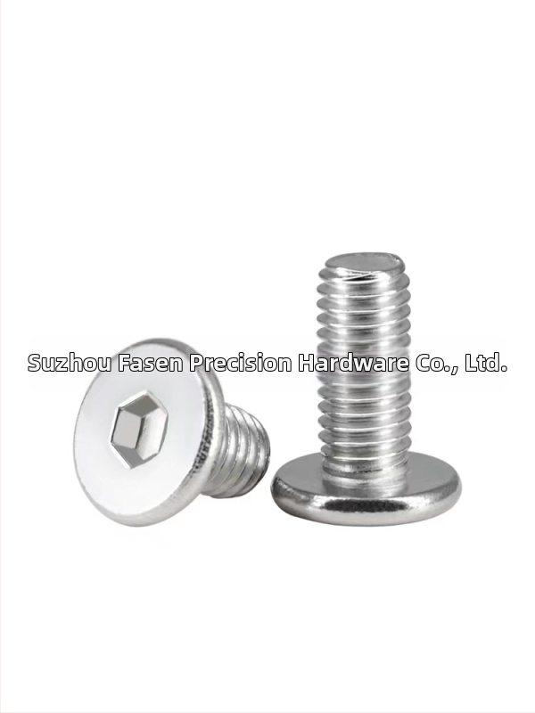 Fasseng винтове с плоска глава, шестогранни, A2-70, JB/ZQ 4352-2006