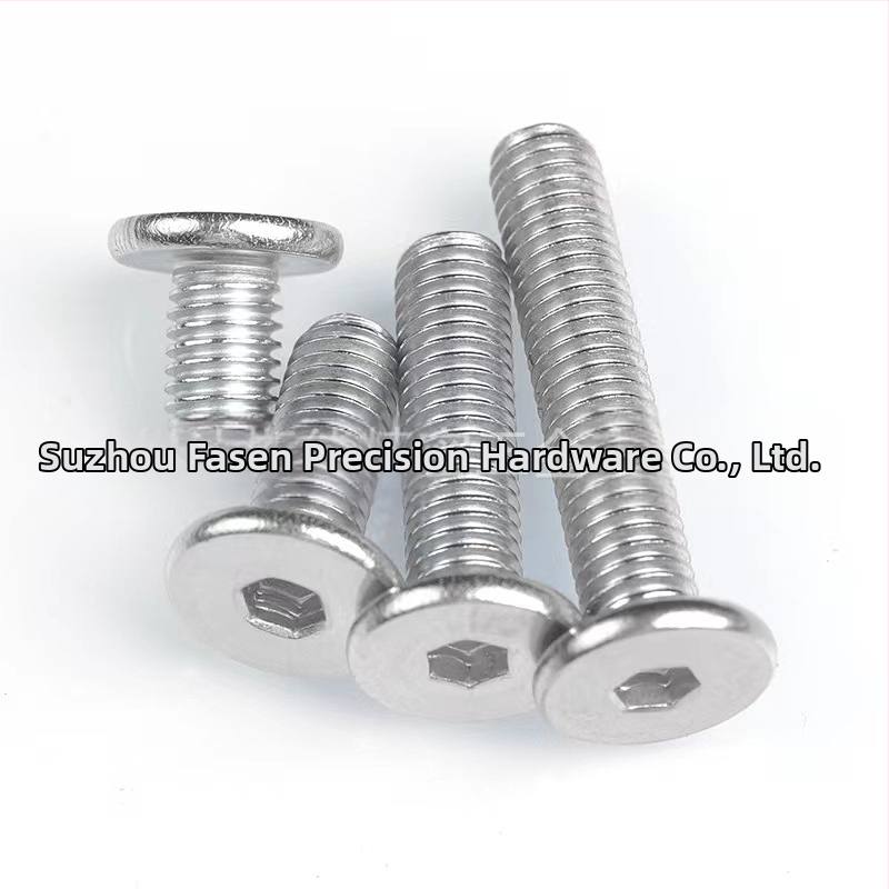 Fasseng винтове с плоска глава, шестогранни, A2-70, JB/ZQ 4352-2006