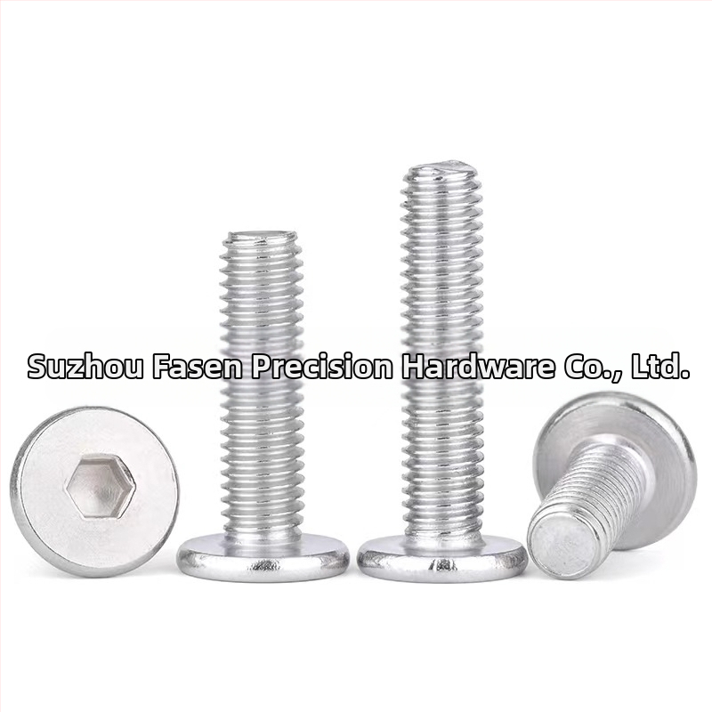 Fasseng винтове с плоска глава, шестогранни, A2-70, JB/ZQ 4352-2006