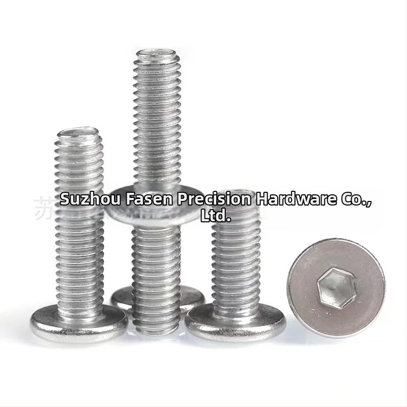 Fasseng винтове с плоска глава, шестогранни, A2-70, JB/ZQ 4352-2006