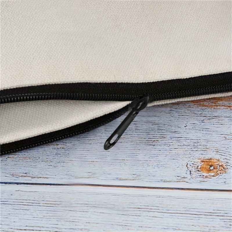 Drobės užtrauktukų krepšelis kosmetinėms ir pieštukams, dvipusė spauda, logotipo spauda, šiluminis perdavimas