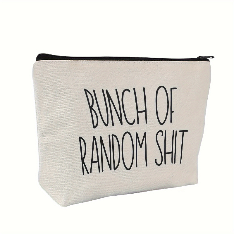 Drobės užtrauktukų krepšelis kosmetinėms ir pieštukams, dvipusė spauda, logotipo spauda, šiluminis perdavimas