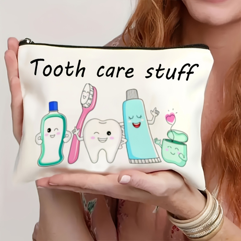 Audinio makiažo krepšys su užtrauktuku, lygus dugnas, šilumos perdavimo logotipas, kelioninis makiažo krepšys