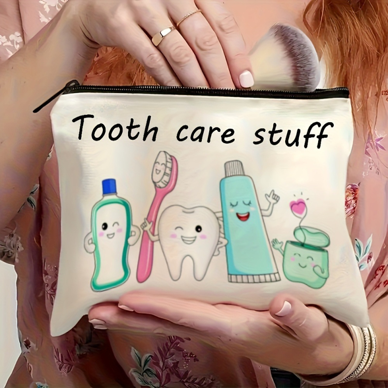 Audinio makiažo krepšys su užtrauktuku, lygus dugnas, šilumos perdavimo logotipas, kelioninis makiažo krepšys