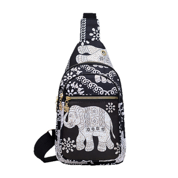 Vyrų krūtinės krepšys – nailonas; atsparus dėvėjimui; pamušalas poliesteris; pavasaris 2024; vyrams