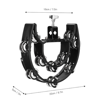 Dvigubo eilių plastikinis riklis bubnų komplektui – vaikams 4–6 metai