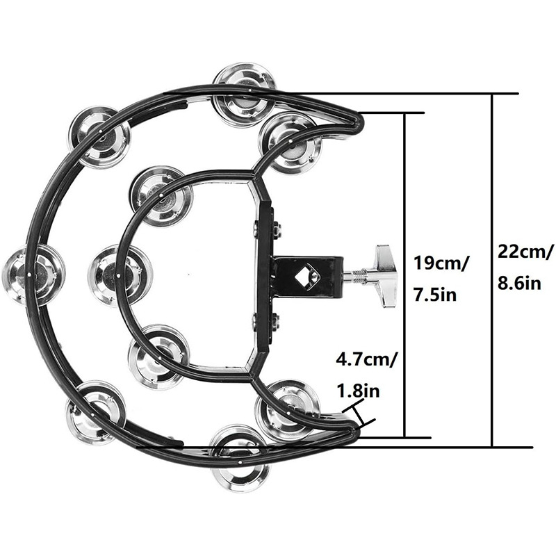 Dvigubo eilių plastikinis riklis bubnų komplektui – vaikams 4–6 metai