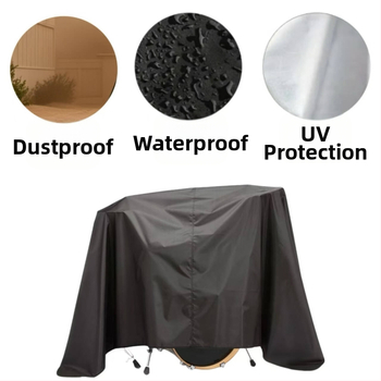 Покривка за барабани, водоустойчива, UV защита, полиестерна материя с подплата, извита презрамка.