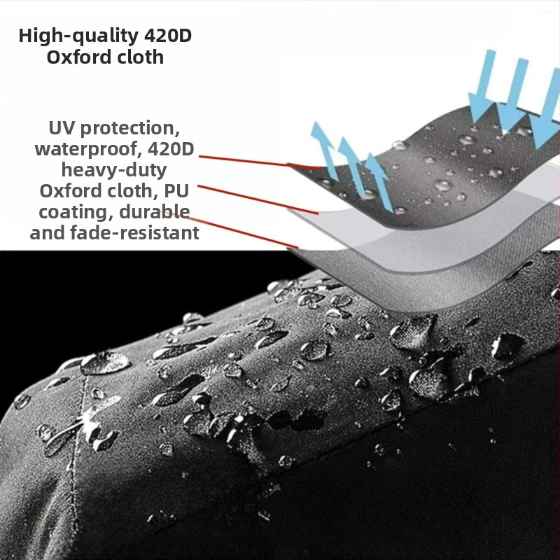 Покривка за барабани, водоустойчива, UV защита, полиестерна материя с подплата, извита презрамка.