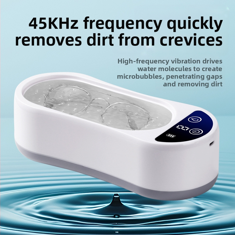 Ултразвукова почистваща кутия, USB захранване, механичен режим, 3.7V, 2W, обем 301ml-500ml
