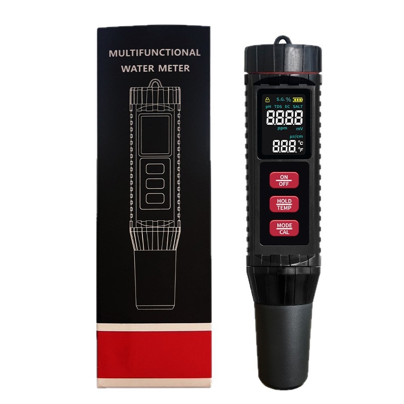 7-σε-1 φορητός αναλυτής ποιότητας νερού, υψηλής ακρίβειας μέτρησης EC, TDS, pH, ORP και θερμοκρασίας