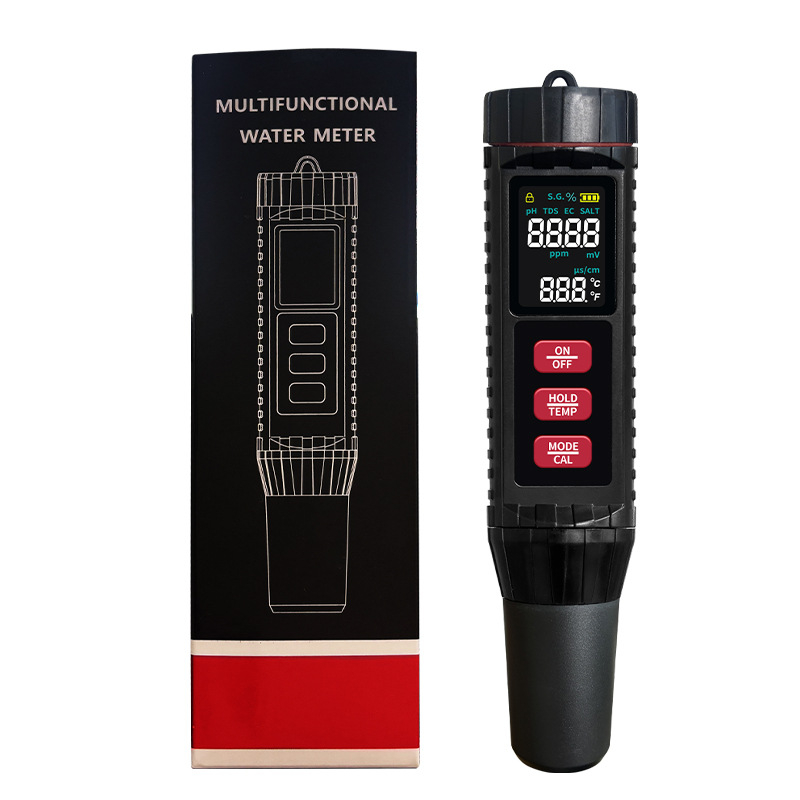 7-σε-1 φορητός αναλυτής ποιότητας νερού, υψηλής ακρίβειας μέτρησης EC, TDS, pH, ORP και θερμοκρασίας