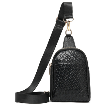 PU odos crossbody rankinė moterims, gatvės stilius, užtrauktukas, laminuotas vidus, pavasaris 2025