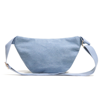 Denim juosmens krepšys su užtrauktuvu ir telefono kišenė – 2025 m. pavasaris