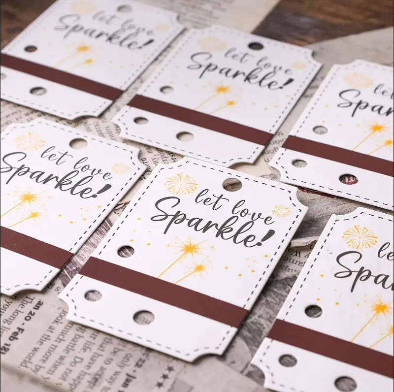 Vjenčana čestitka s retro stilom i tiskom