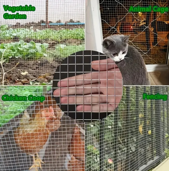 Cinkuotas suvirintas vielinis tinklas ritinyje — atvirumo dydis: 1; vielos skersmuo: 1; tarnavimo laikas: 1