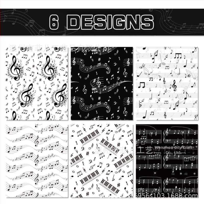 Хαρτί περιτυλίγματος με μουσική νότα για κουτιά δώρων — διακοσμητικό χαρτί πάρτι, μάρκα Yishi; Υλικό: σύνθετα υλικά; Τέχνη: ημιχειροποίητο και ημιμηχανοποιημένο; Κατάλληλο για δώρα: πάρτι; Αποδέκτες: ηλικιωμένοι, ζευγάρια, συνάδελφοι, παιδιά, συμμαθητές