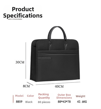 Документоносна чанта от нейлонова мрежа, тип запечатване, голям капацитет за офисно съхранение