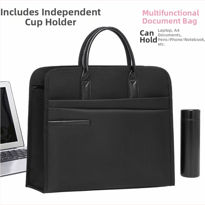 Документоносна чанта от нейлонова мрежа, тип запечатване, голям капацитет за офисно съхранение