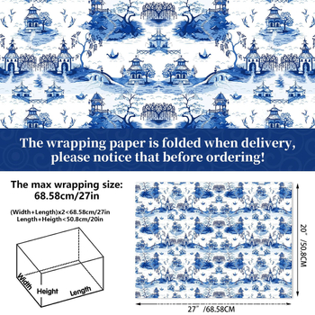 Χαρτί περιτυλίγματος δώρου για διακοσμητικές συσκευασίες – υλικό: σύνθετα υλικά; στυλ: κινεζικό; δεν προορίζεται ως δώρο; άδεια IP: δεν υπάρχει.