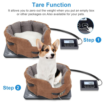 Ανοξείδωτη ψηφιακή πλατφόρμα ζύγισης 200 kg, μπαταρία, πολυλειτουργική