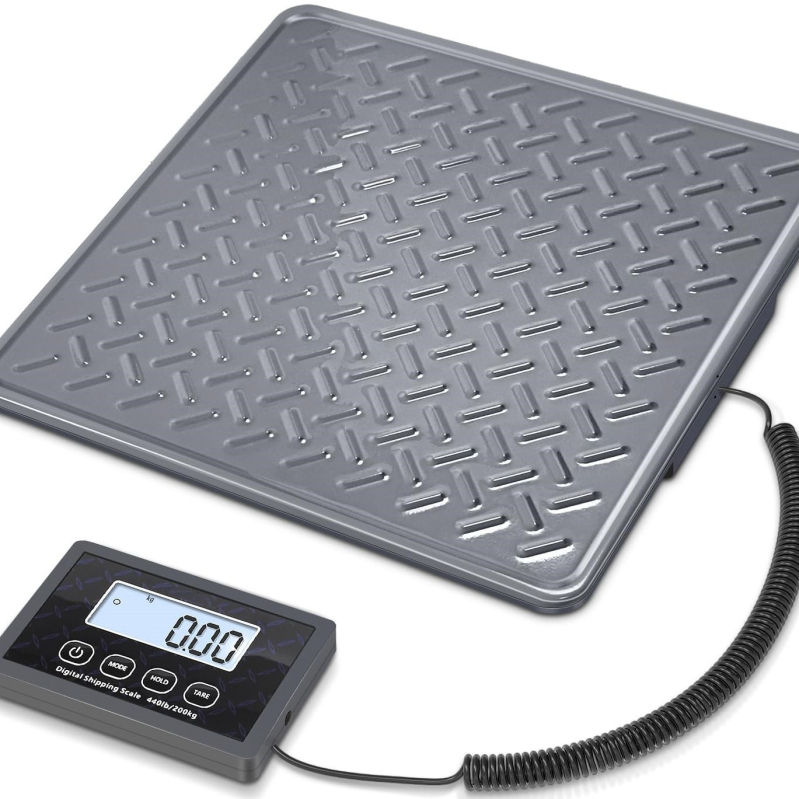 Nehrđajuća čelična digitalna platformska vaga 200 kg, baterijsko napajanje, višefunkcionalna