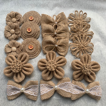 DIY λουλούδι από σκοινί κάνναβης — χειροποίητος διακοσμητικός φιόγκος για παλτά, κοσμήματα και υφάσματα για το σπίτι