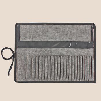 Ρολό τσάντας πινέλων από πολυεστέρα για 24 πινέλα (λάδι, γκουάς και ακουαρέλα)