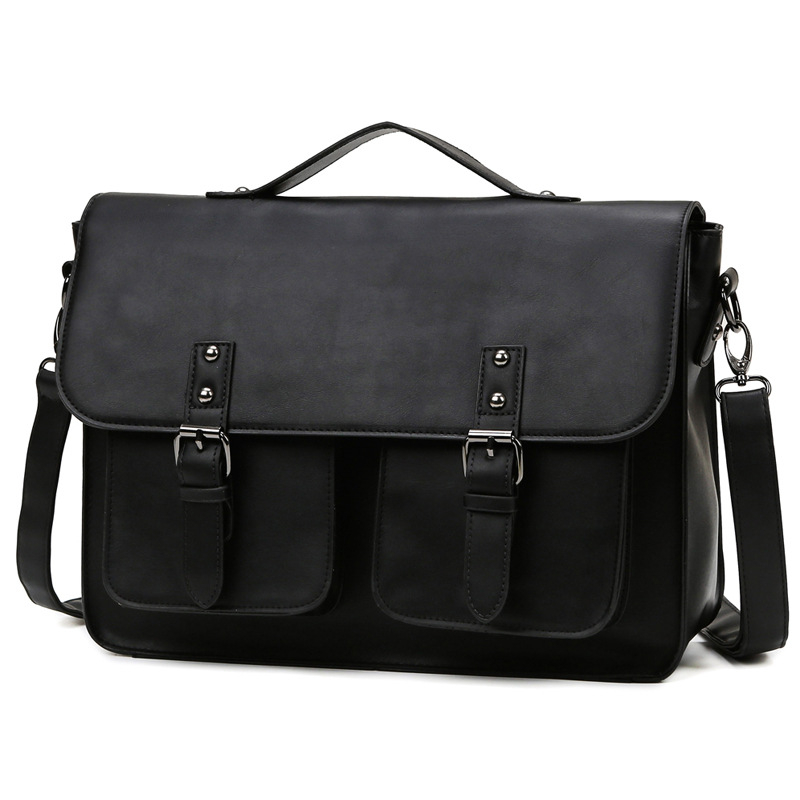 Unisex retro višenamjenska torba s podesivim remenom, PU materijal, za 12-inčni prijenosnik, kapacitet ispod 20 L, ulični stil, ljeto 2023