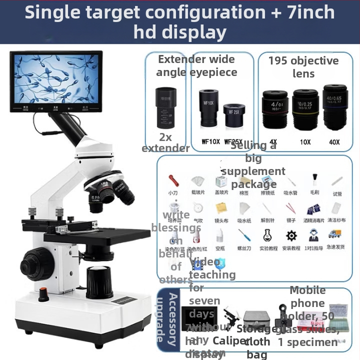 HD veterinarinis mikroskopas spermos analizei ir patogenų detekcijai šunims, kiaulėms ir žuvims (laboratorijos lygis)