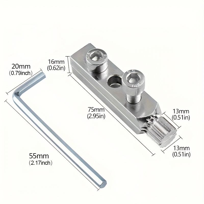 Rozšírený závitový extraktor pre kohútikový uhlový ventil – Nerezová oceľ; Domáce náradie; Značka: Iné