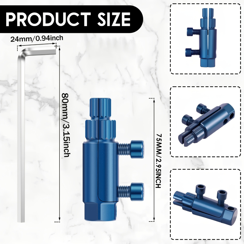Rozšírený závitový extraktor pre kohútikový uhlový ventil – Nerezová oceľ; Domáce náradie; Značka: Iné