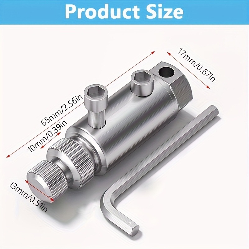 Rozšírený závitový extraktor pre kohútikový uhlový ventil – Nerezová oceľ; Domáce náradie; Značka: Iné