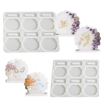 Silikoninė forma epoksidinei rišinei – DIY nuotraukų rėmų papuošalai, netolygus kontūras (Prekės ženklas: Jumpsuit)