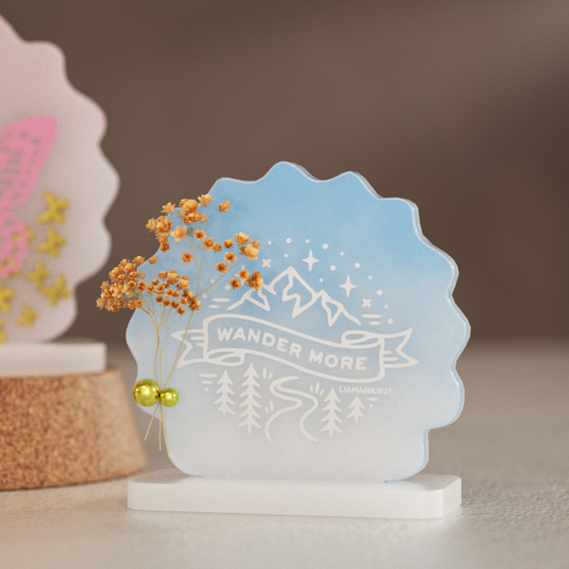 Silikoninė forma epoksidinei rišinei – DIY nuotraukų rėmų papuošalai, netolygus kontūras (Prekės ženklas: Jumpsuit)