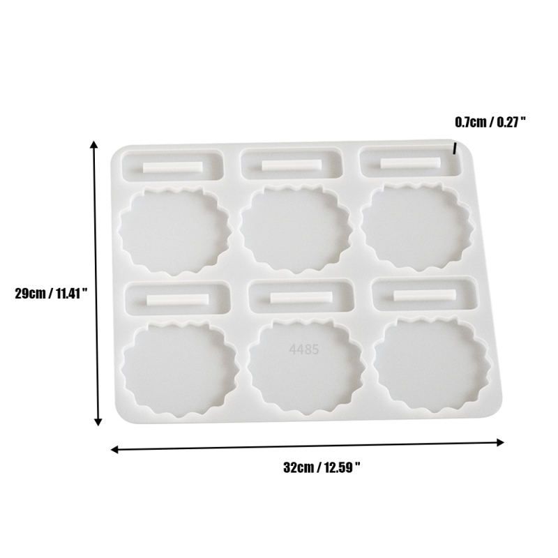 Silikoninė forma epoksidinei rišinei – DIY nuotraukų rėmų papuošalai, netolygus kontūras (Prekės ženklas: Jumpsuit)