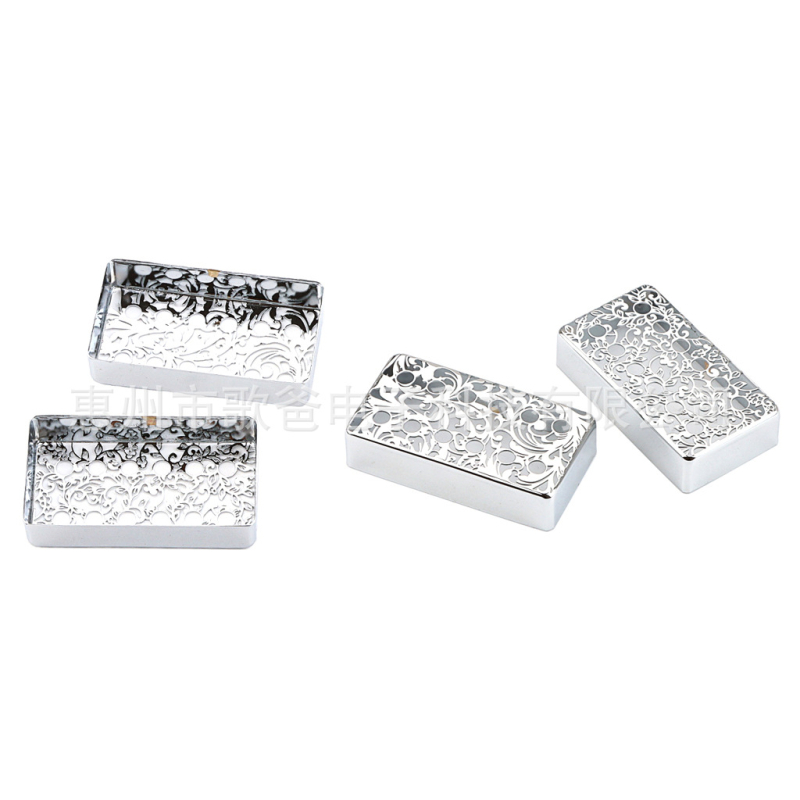 Capac de pickup pentru chitară, capac metalic decorat; modelele GB613/GB614; ambalaj: pungă din plastic