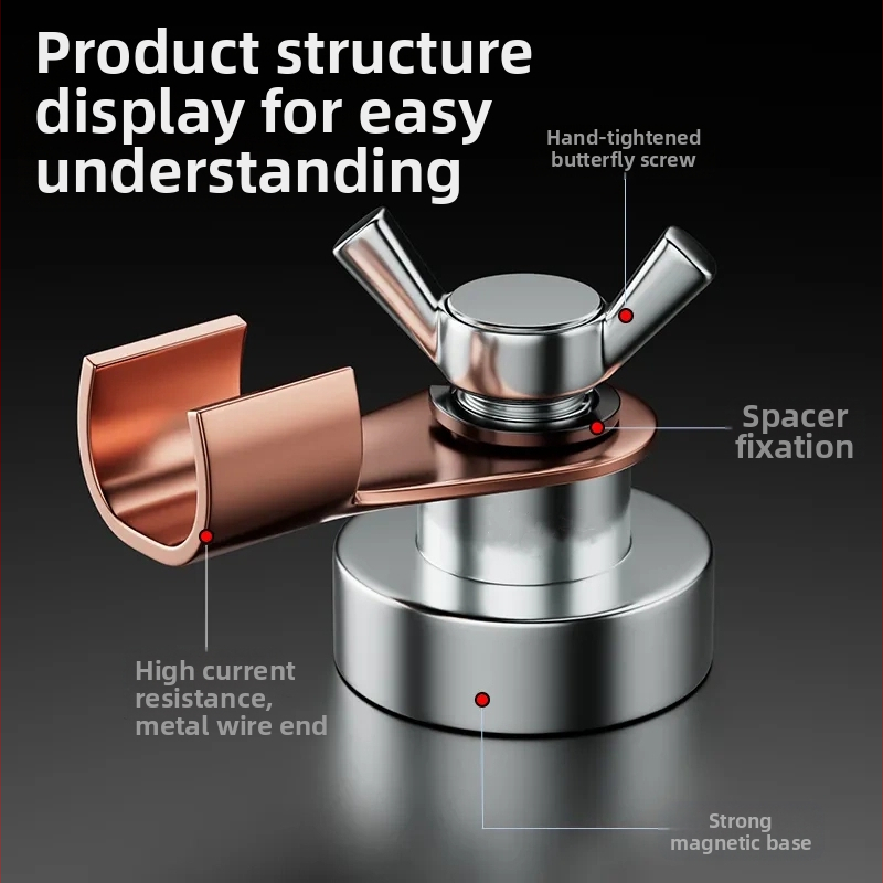 Заземетелен артефакт – магнитен заземител за заваряване и щипка; модел: Заземителен артефакт; марка: Друг; тегло: По подразбиране