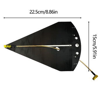 SL1050M 6 GHz лог-периодична антена, ръчна насочена, с висок коефициент на усилване, широколентов EMC