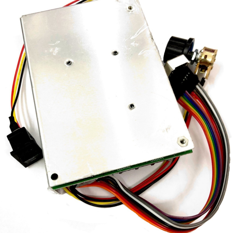 DC motor szabályzó PWM előre-hátra, digitális kijelző, 10–55V, 60A csúcs / 40A folyamatos