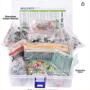 Комплект от електронни компоненти за Arduino UNO R3, Raspberry Pi и Arduino Mega2560 – двустранна алуминиева основа, твърд, за DIY