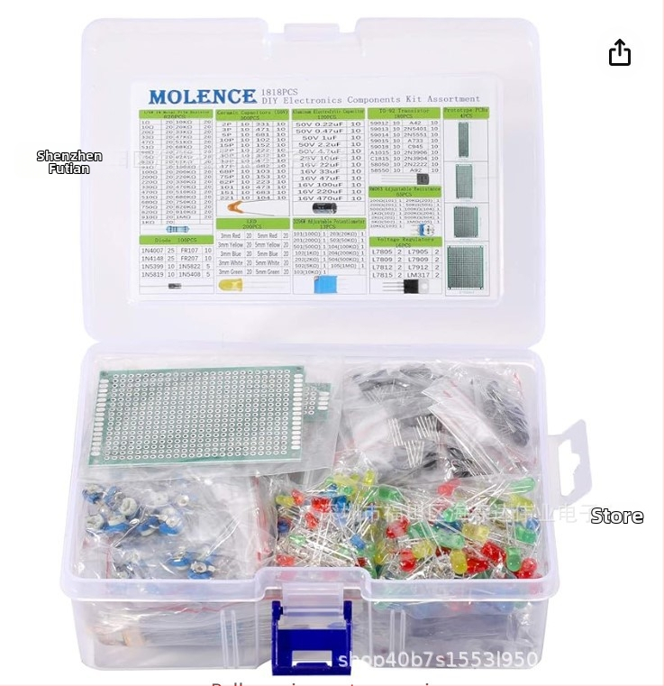 Комплект от електронни компоненти за Arduino UNO R3, Raspberry Pi и Arduino Mega2560 – двустранна алуминиева основа, твърд, за DIY