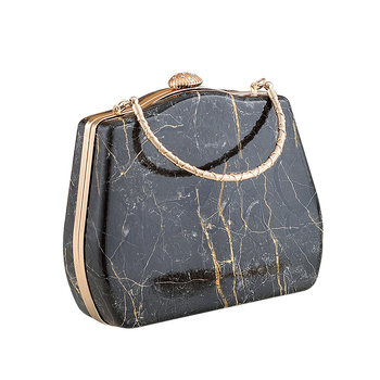 PU torba s geometrijskim uzorkom, crossbody/klasični stil, džep za telefon, školjkast oblik, večernja torba
