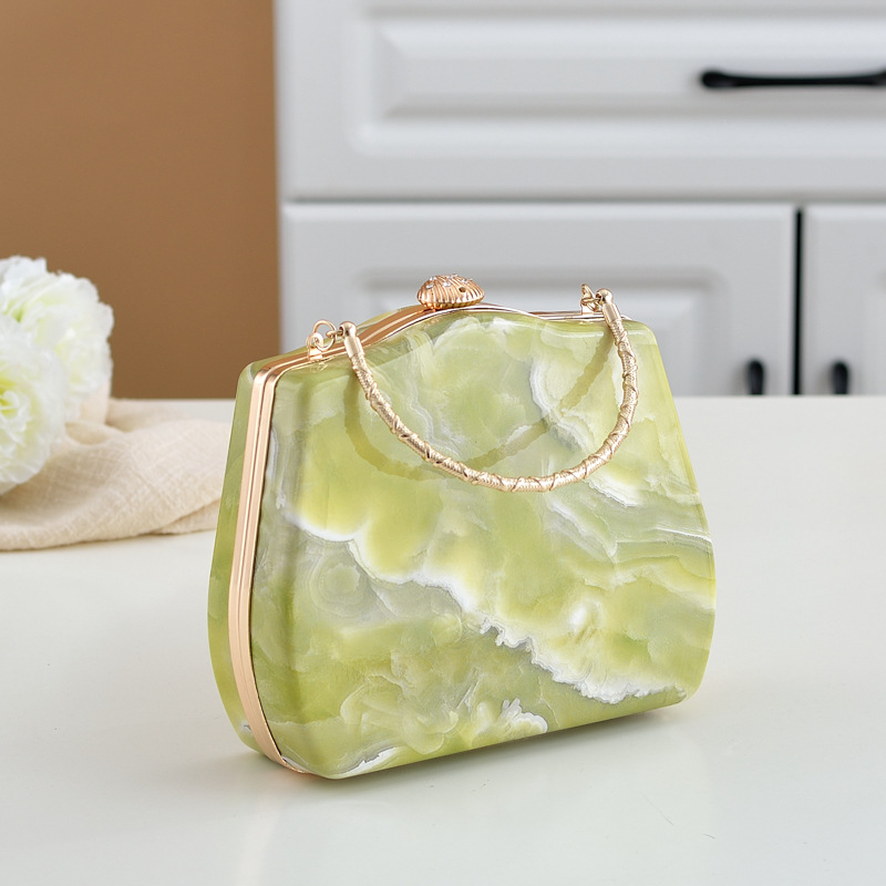 PU torba s geometrijskim uzorkom, crossbody/klasični stil, džep za telefon, školjkast oblik, večernja torba
