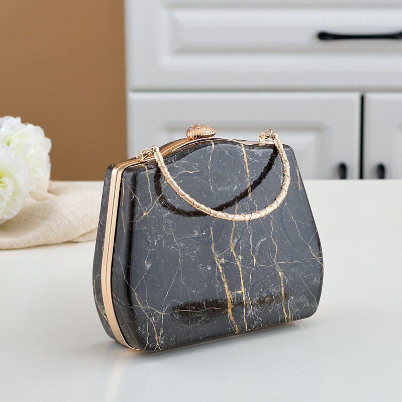 PU torba s geometrijskim uzorkom, crossbody/klasični stil, džep za telefon, školjkast oblik, večernja torba